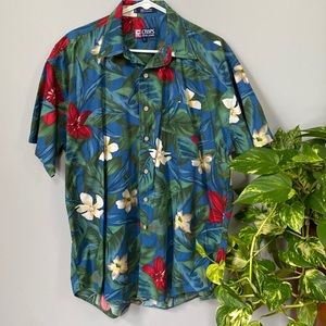Chaps by Ralph Lauren Hawaiian/ tropical shirt